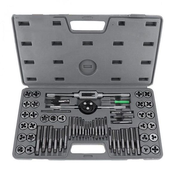 

hand tools 60 pcs master tap and die set - include both sae inch metric sizes, coarse fine threads essential threading