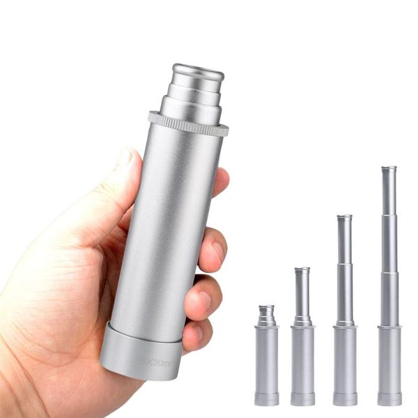 

telescope & binoculars 25x30 pocket zoomable monocular pirate portable collapsible handheld vintage