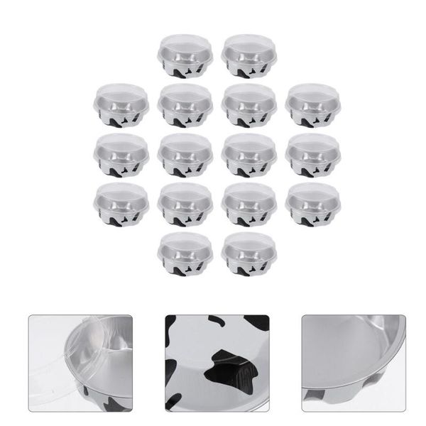 

mugs 50pcs western dessert cups mousse pudding creative bowls (assorted color)