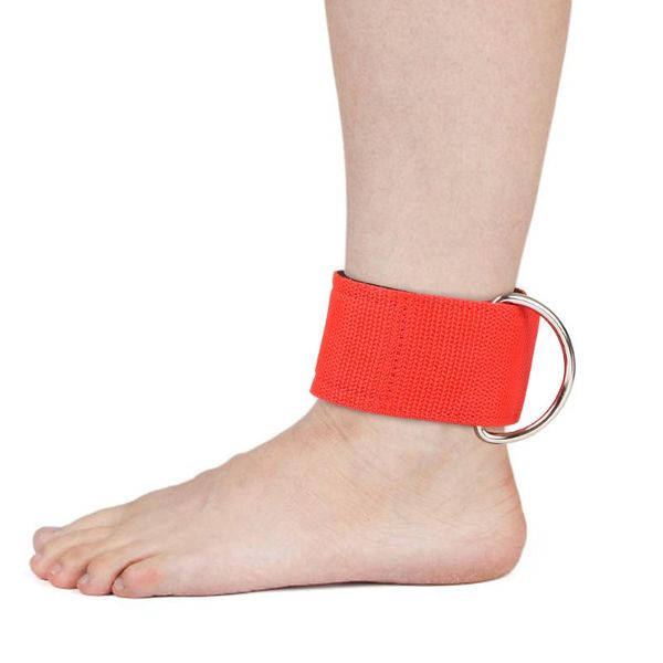

ankle support 2pcs fitness padded straps for cable machines adjustable cuffs glute leg workout gym equipment, Blue;black