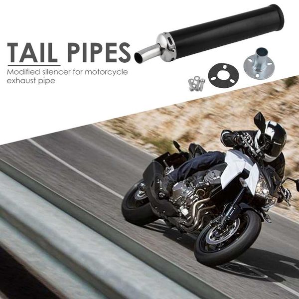 

2 stroke motorcycle exhaust muffler tip universal accessories 0.79 inch easily installation personal motorbike parts
