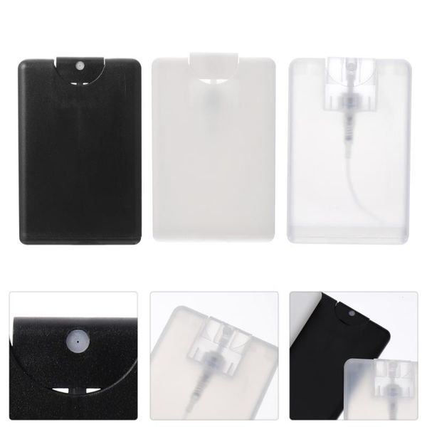 

storage bottles & jars 6pcs 20ml cardcase shape perfume spray bottle (mixed color)