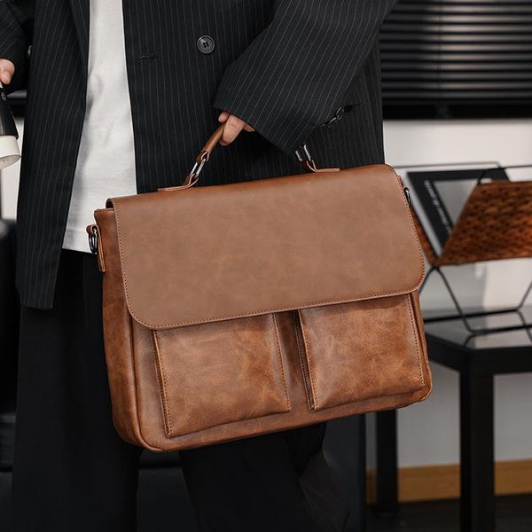 

briefcases tidog retro handbag official document korean men's bag shoulder business