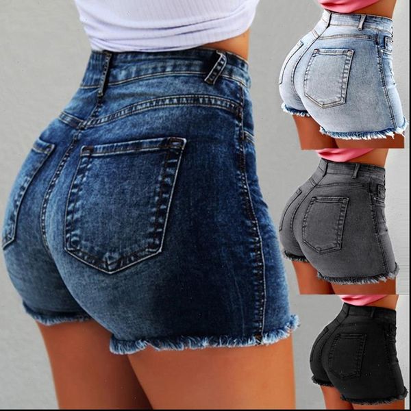

shorts women jean denim short straight women high waist tassel summer shorts femme push up skinny slim denim short, White;black