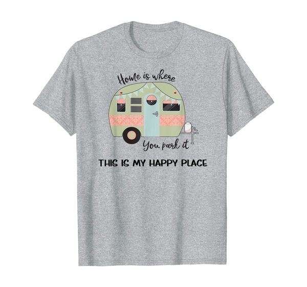 

Cute Vintage Camp Trailer T Shirt- RV Retro Camper T Shirt, Mainly pictures