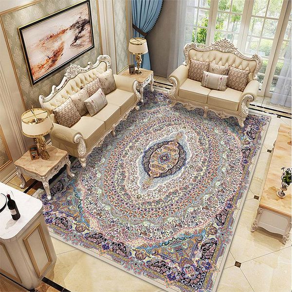

carpets nordic retro turkish bohemian square carpet living room bedroom large size rugs floor hallway mat parlor kitchen customized