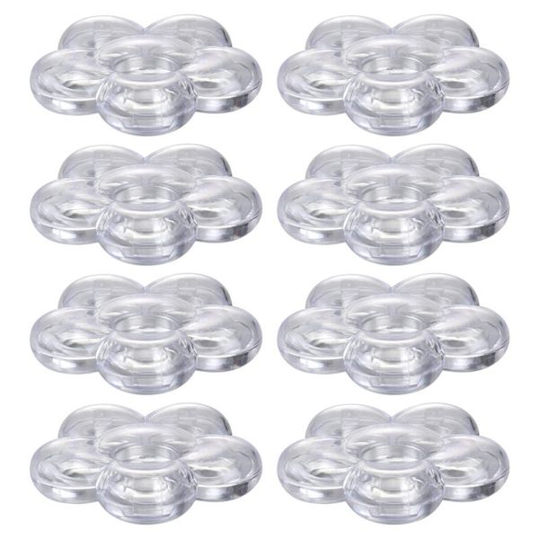 

storage bottles & jars 8pcs compact six-grid flower shape sub box travel lipstick concealer
