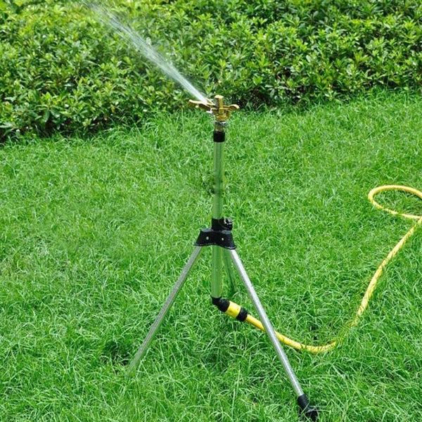 

watering equipments adjustable tripod sprinkler irrigation system kit lawn gardening device folding design for water plant crops vegetables