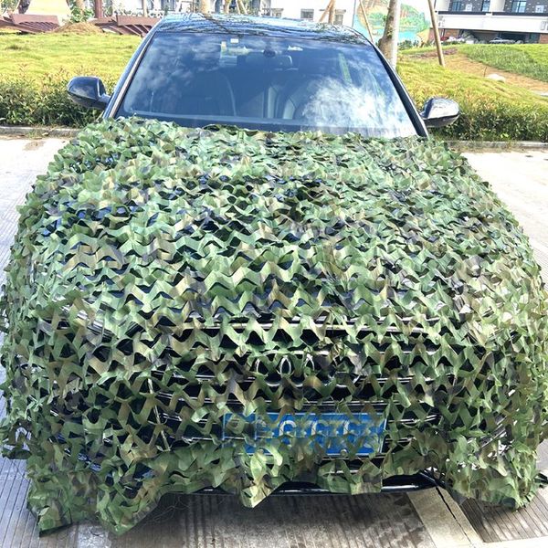 

tents and shelters 1.5x6m 1.5*7m hunting military camouflage net woodland army training camo netting car covers tent shade camping sun shelt