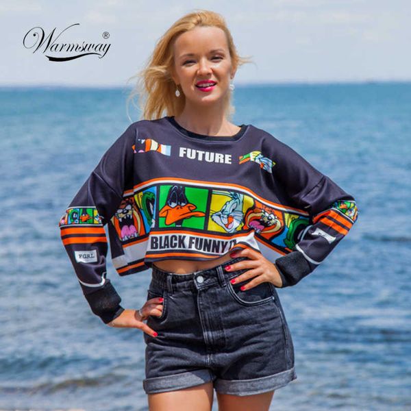 

woman's sweatshirt harajuku letters crop punk hip-hop hoody large size sudaderas mujer fashion feminino moleton b-008 201007, Black