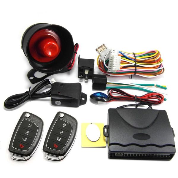 

alarm & security chadwick 802b-8153 one way car system with siren for 12v dc vehicle which has central door lock