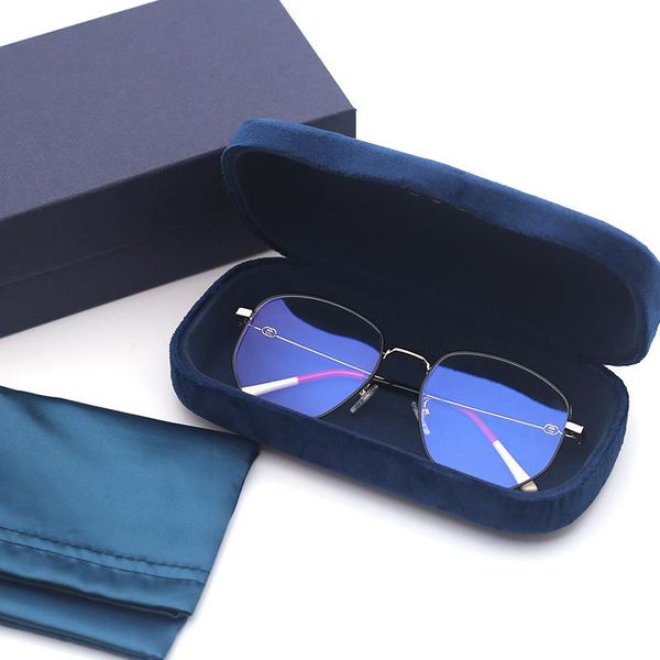

fashion sunglasses frames brand ultralight metal women bluelight blocking glasses vintage eyeglasses eye protection anti blue ray computer, Black