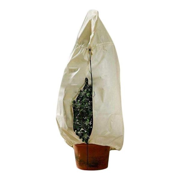 Outros suprimentos de jardim inverno sacos de plantas reutilizável proteção cordão para anão árvore flor cobertor de gelo ao ar livre vegetal vegetal freezi