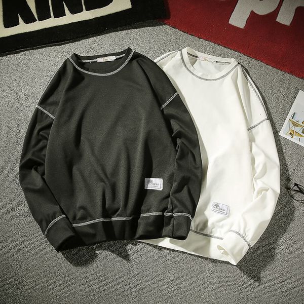 

2021 new solid color nightgown from men with long printing letter white blue green design shirts mfzq, Black