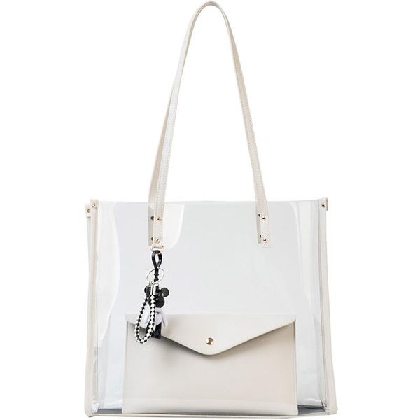 

cross body transparent bag women's foreign style versatile fashion one shoulder large capacity jelly