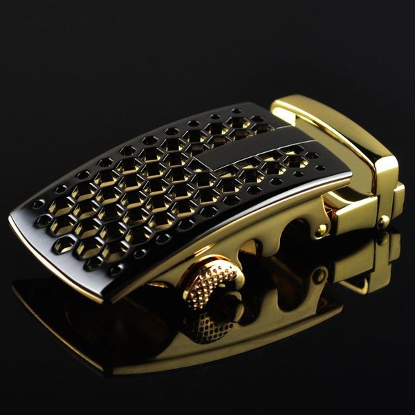 

belts 3.5cm fashion men's business alloy automatic buckle unique men plaque belt buckles for ratchet apparel accessories, Black;brown