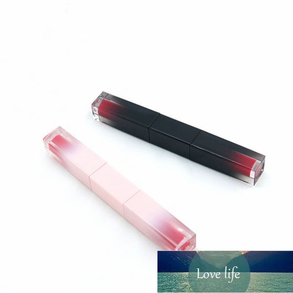 10pcs Double Side Square Lip Gloss Tube Vuoto Smalto Bottiglia Gradiente Colore Rossetto Plastica Cosmetico