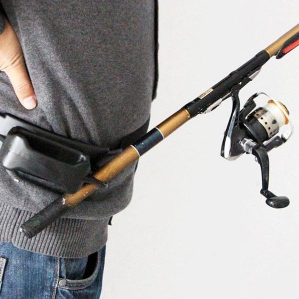 

fishing fighting belt waist belt fishing rod holder for saltwater rock rods1, Black;gray