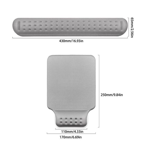 

mouse pads & wrist rests memory foam keyboard pad wrists support mice keypad mat