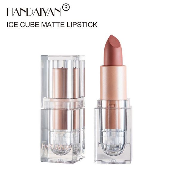 Nude Lippenstift Matte Bohnenpaste Rosa Farbe Lippen Make-up Wasserdicht Langlebig Koreanische Marke Kosmetik Getönte Feuchtigkeitscreme Lippenbalsam 120 teile/los DHL