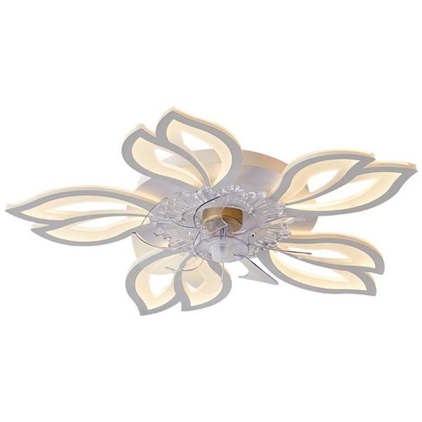 

ceiling fans modern intelligent creative led fan light indoor lighting for bedroom home decor high brightness silent lamp
