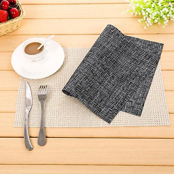 

table runner mat kitchen square insulation mesh napkin tray western coasters pad placemat for home dining