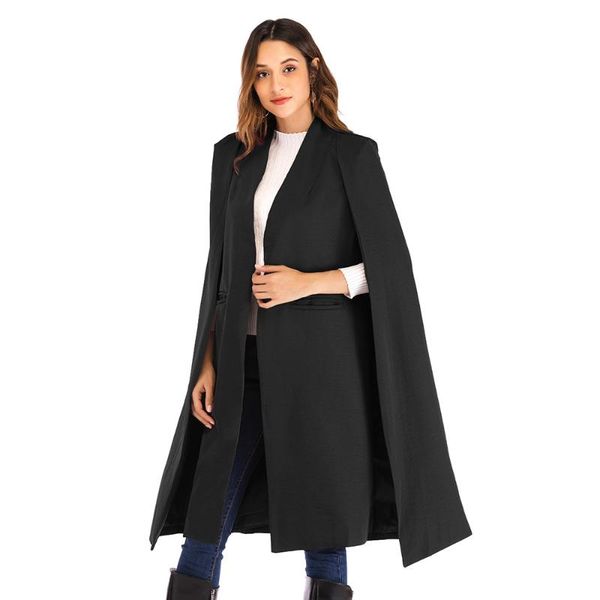 

2021 new winter loose female jacket leisure solid color women overcoat warm cotton ladies outwear, Black