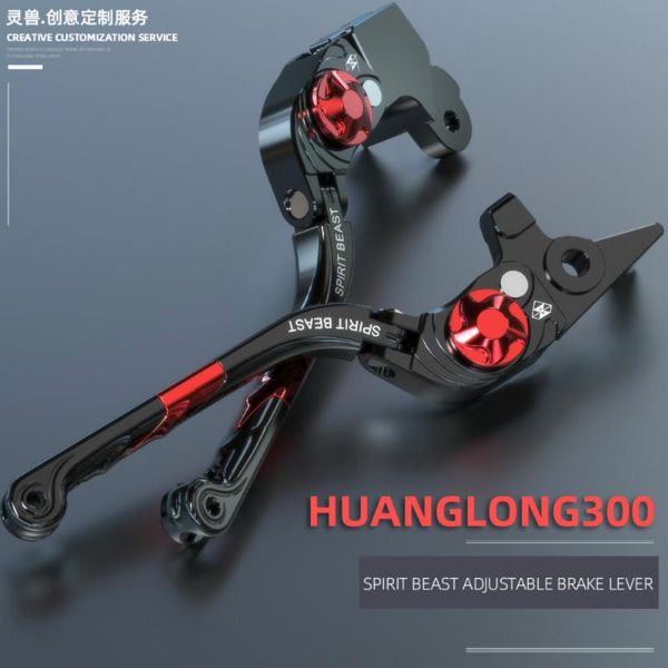 

motorcycle brakes 2pcs cnc spirit beast adjustable folding brake clutch lever for benelli tnt300 bj300gs