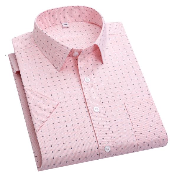 

2021 new brand printed plaid spring summer casual short-sleeved shirt soft and comfortable slim style men's clothing ortj yk99, White;black