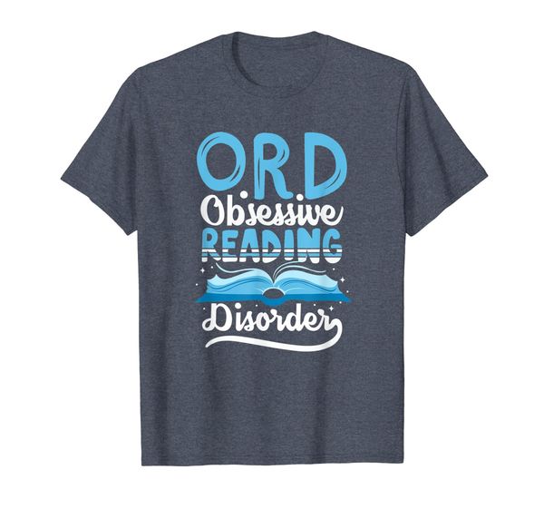 

ord obsessive reading disorder t-shirt gift for book lovers, White;black