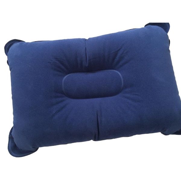 

outdoor pads portable travel air pillow foldable inflatable cushion soft neck protective headrest seat
