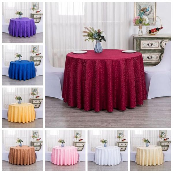 

10 colours wedding jacquard table cover cloth l dinner room party decoration wholesale damask pattern