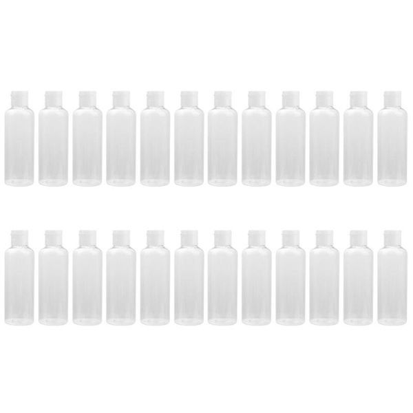 

storage bottles & jars 24pcs 50ml empty with cap refillable cosmetic toner lotion