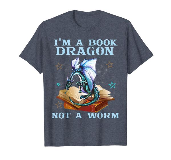 

I'm A Book Dragon Not A Worm Shirt Funny dragons lovers tee, Mainly pictures