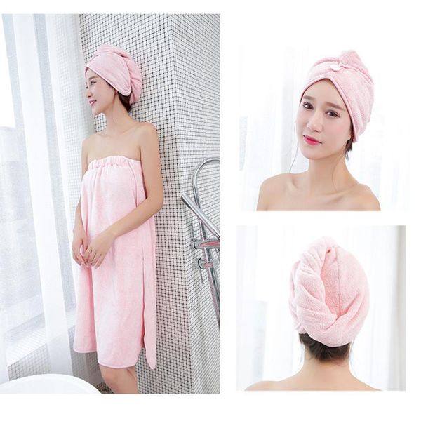

towel quick dry bath cap set large absorbent microfiber hair