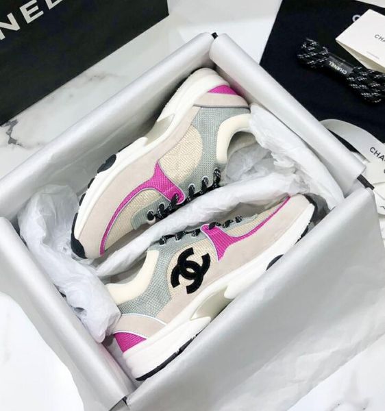 

fabric suede calfskin sneakers 2021 designer luxury shoes men women casual nylon reflective sneakers velvet a, Black