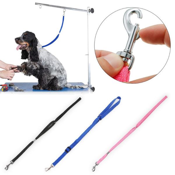 

dog collars & leashes leash rope pet cat grooming loop table arm noose adjustable for bath restraint