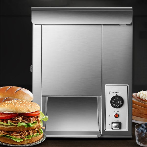 Kommerzielle vertikale Ketten-Hamburger-Maschine, automatische Back-Burger-Toaster-Heizung