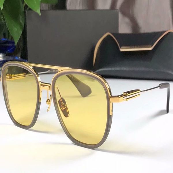 

sunglasses luxury designer men sunglasses european and american style fashion full frame men sunglasses uv400 lens with box, White;black