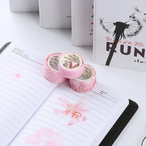 

200pcs/roll flower petals tape decorative masking tape fragrance sakura scrapbooking diary diy paper stickers hand crafts