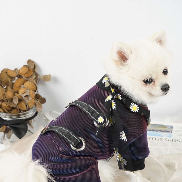 

dog pet cat teddy autumn small and medium four legged winter thickened warm clothing