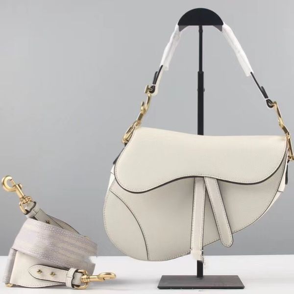 

bag big brand design abrasive leather cowhide superior saddle bags with letters shoulder women bags retro holiday casual handbags