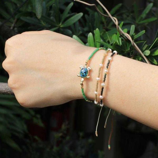 

charm bracelets kelitch 2021 pearl beaded miyuki jewelry bracelet for girls women gothic wholesale rosary anime feminina, Golden;silver