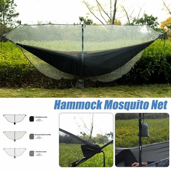 

portable separation hammock mosquito account travel lightweight rugged nylon mesh hammock mosquito net outdoor products