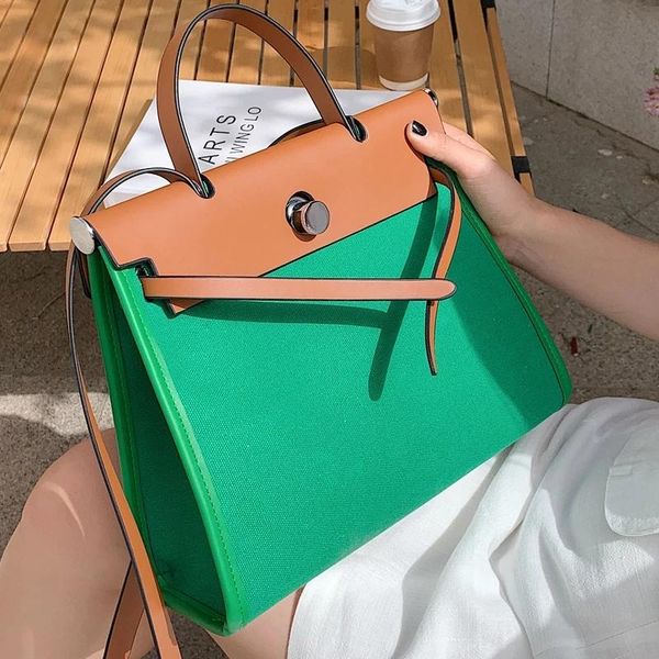 

shoulder bags large tote bag 2021 summer canvas women's designer handba casual messenger travel