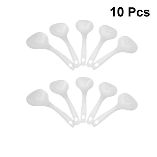 

spoons 10pcs long handle soup scoop kitchen ladles flour
