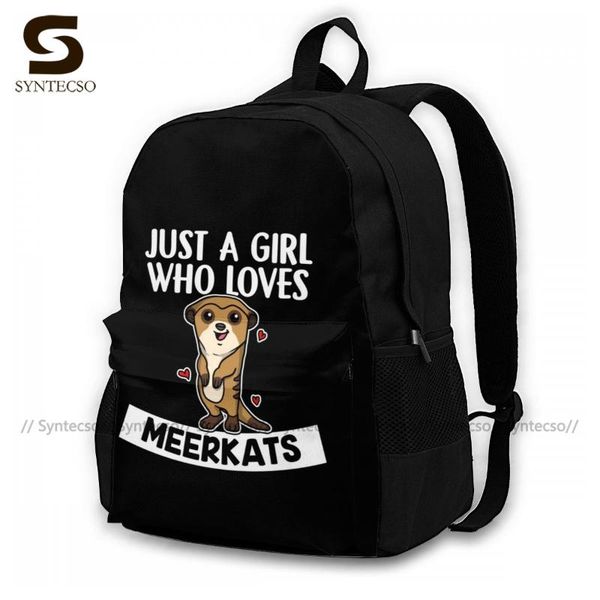 

meerkat backpacks female lightweight fashion backpack polyester camping bags