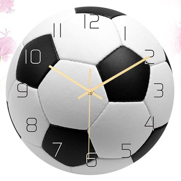 

wall clocks football design clock creative mute movement decorative decor silent for living room bedroom study