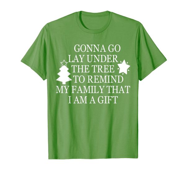 

gonna go lay under the tree to remind that i am a gift t-shirt, White;black