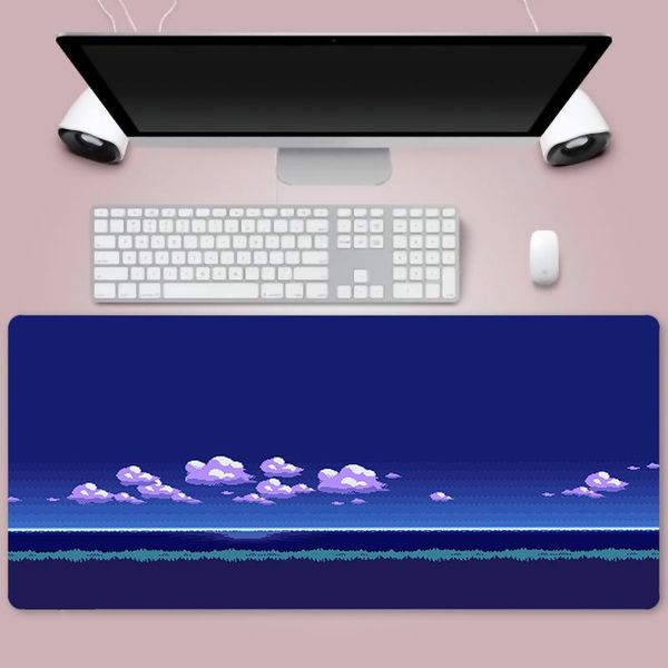 

mouse pads & wrist rests pixel art gaming pad super anime lapkeyboard large quality